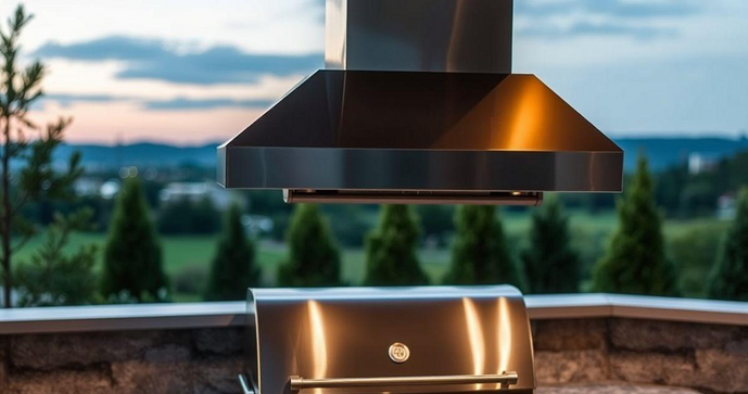 Coifas de aço inox para churrasqueira trazem elegância e eficiência Coifas de aço inox para churrasqueira trazem elegância e eficiência