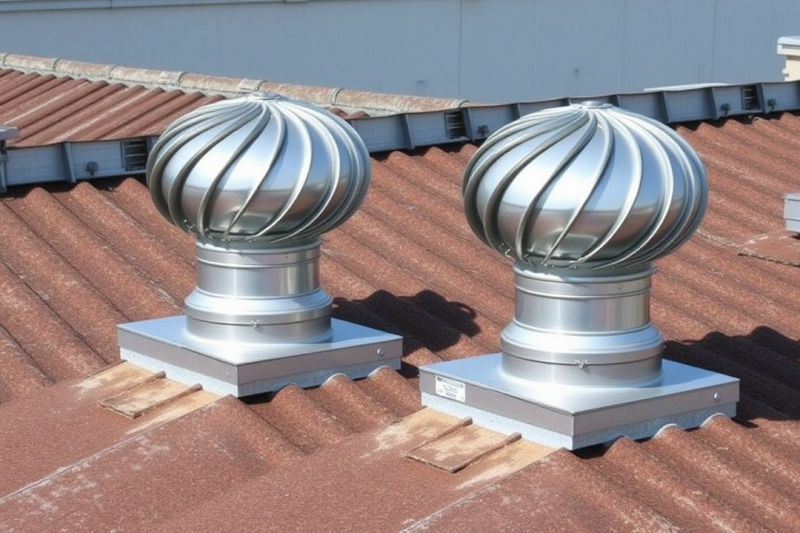 Exaustor eólico chaminé maximiza ventilação e eficiência energética